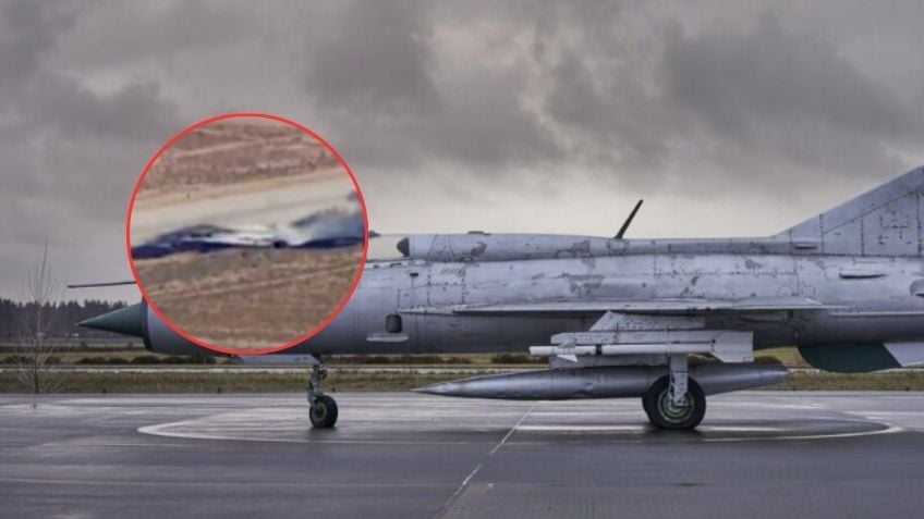 Avión bombardero B-52 de Estados Unidos se estrella poco después de despegar