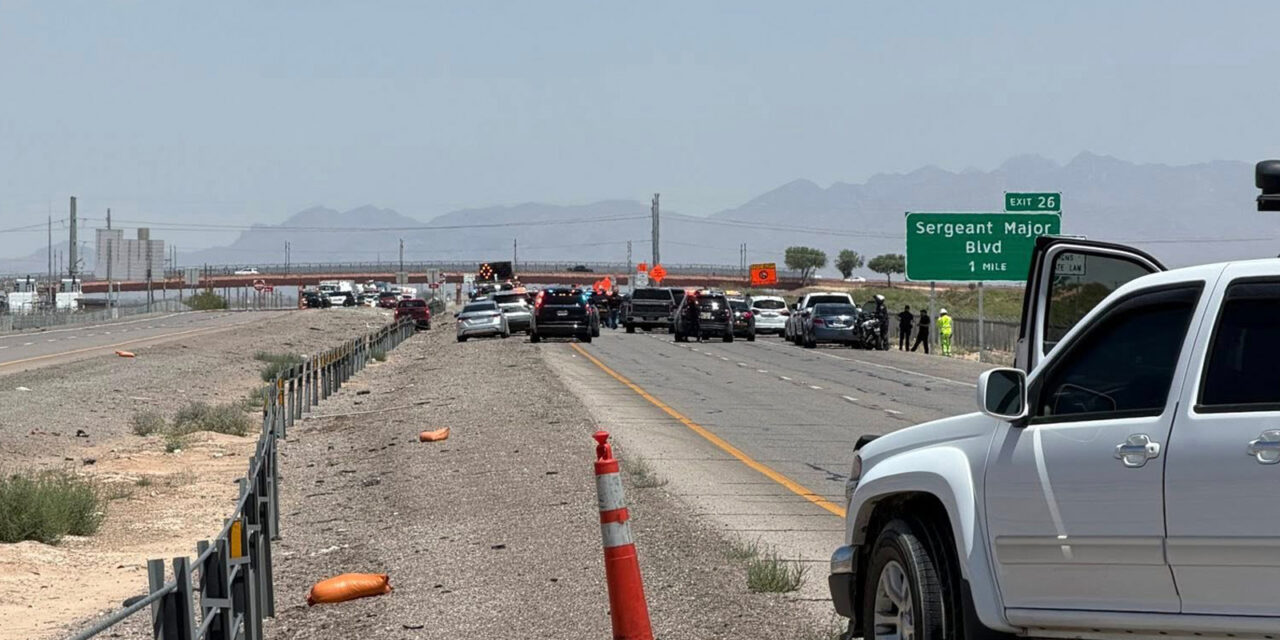 Cierran por completo la Loop 375 en El Paso por enfrentamiento con hombre armado