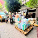 Solidaridad mexicana y migrante se hace presente en el centro de acopio de la Embajada de Venezuela