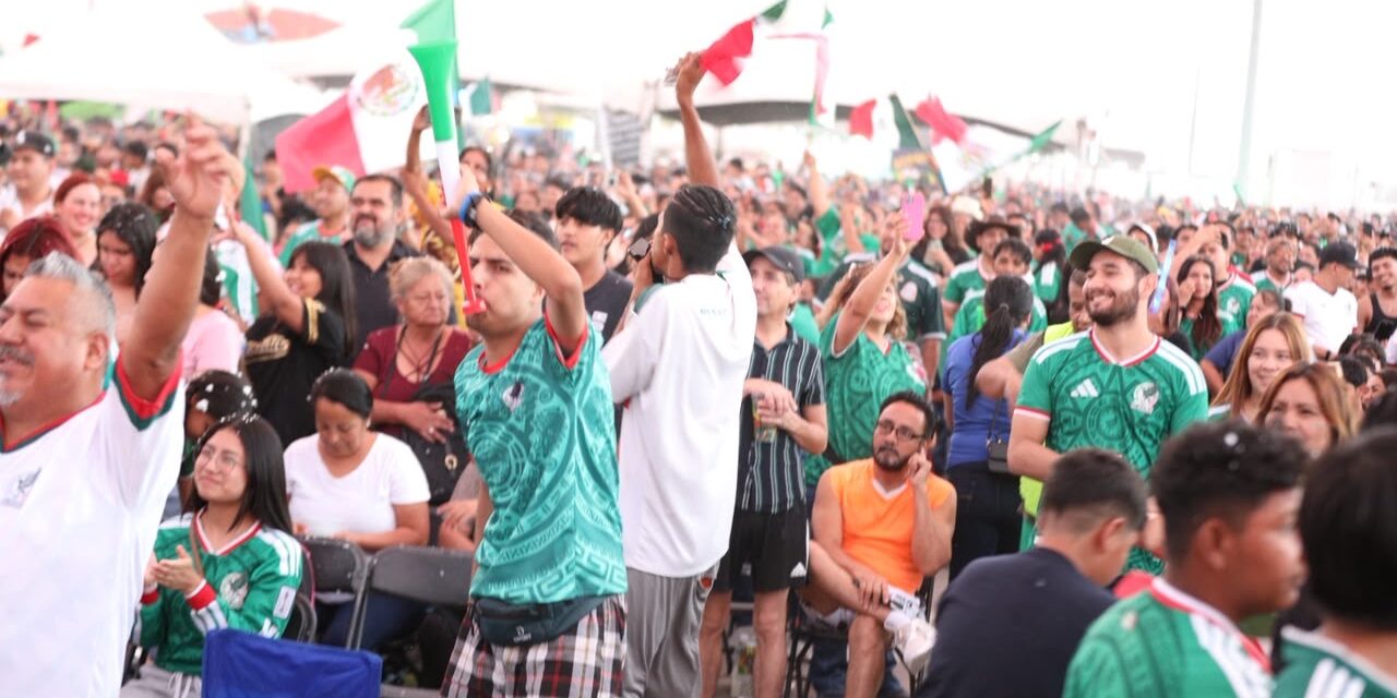 Fan Fest reunió a 5 mil 500 aficionados con saldo blanco; analizan nueva sede para el próximo partido de México