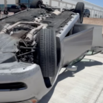 Las “donitas” salieron caras: adolescente termina arrestada tras volcar vehículo en El Paso