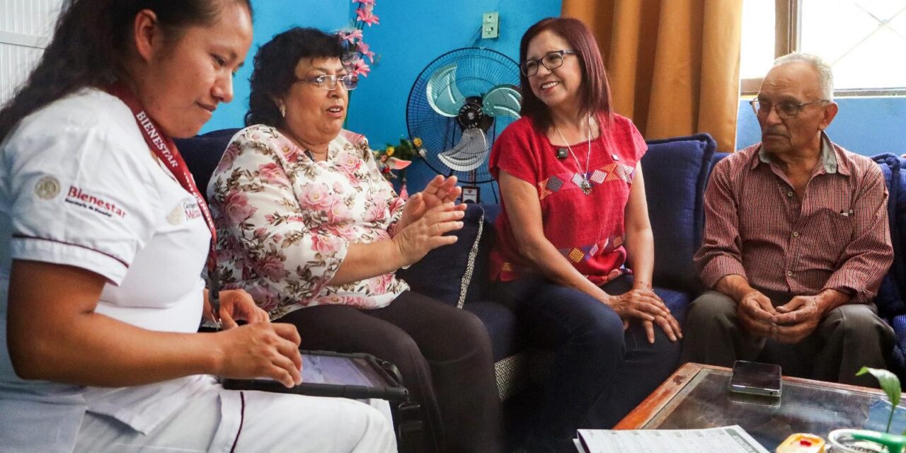 Servidores de la Salud continúan con visitas médicas domiciliarias y gratuitas del Programa Salud Casa por Casa: Leticia Ramírez
