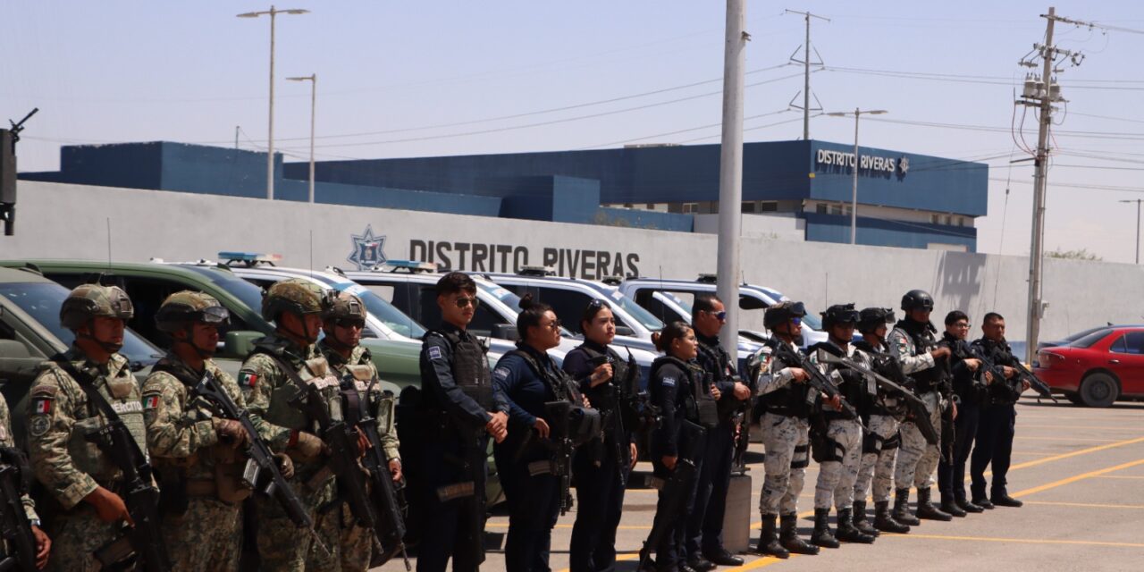 Despliegan operativo interinstitucional con más de 200 elementos para reforzar la seguridad en Riveras