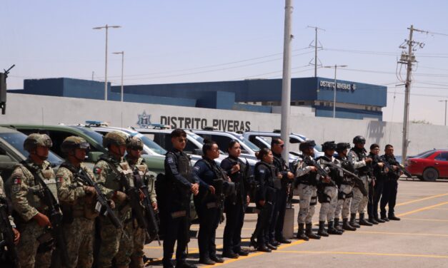 Despliegan operativo interinstitucional con más de 200 elementos para reforzar la seguridad en Riveras
