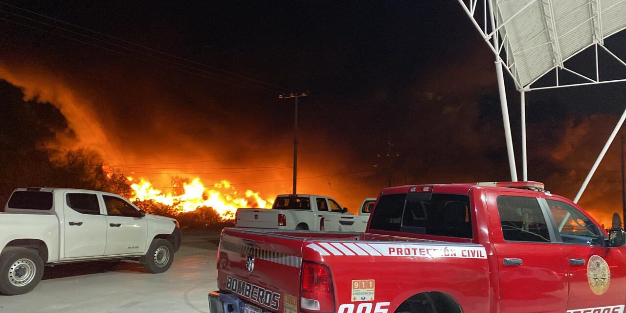 Incendio consume hasta 300 mil llantas; Bomberos evitan una catástrofe mayor en Ciudad Juárez