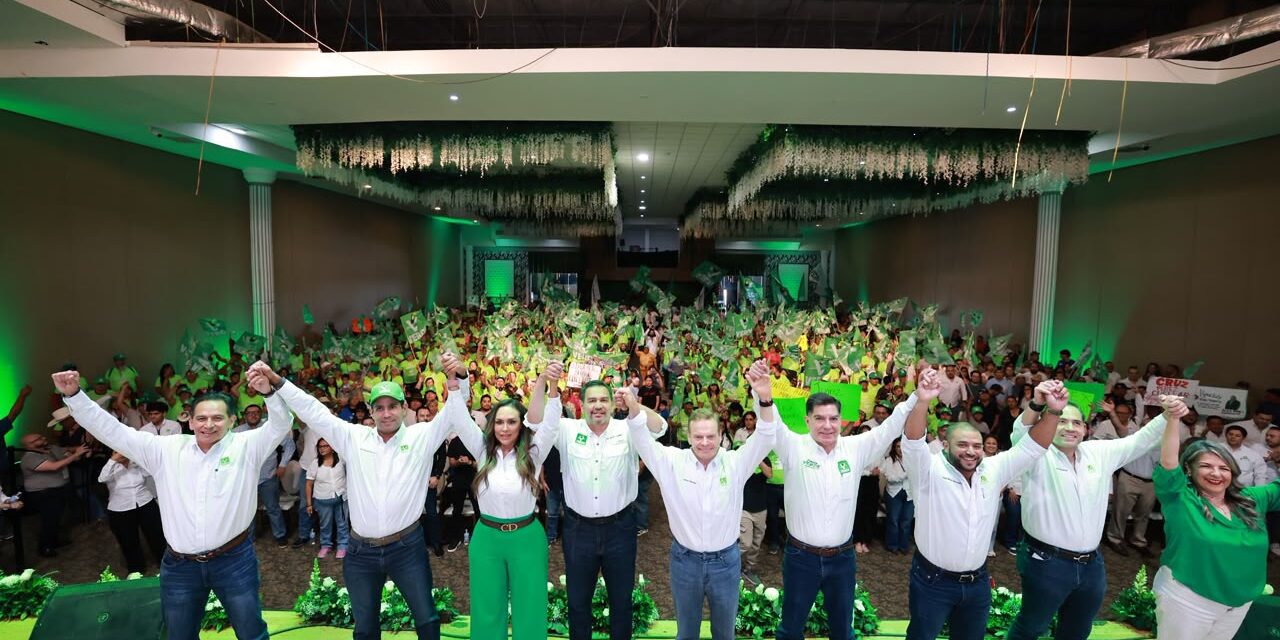 Cruz Pérez Cuéllar recibe el respaldo de la dirigencia nacional del Partido Verde