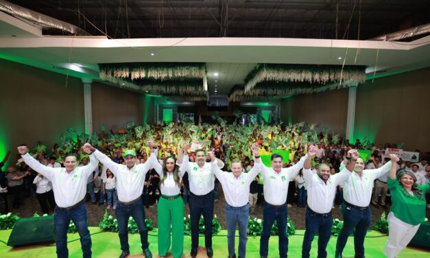 Cruz Pérez Cuéllar recibe el respaldo de la dirigencia nacional del Partido Verde