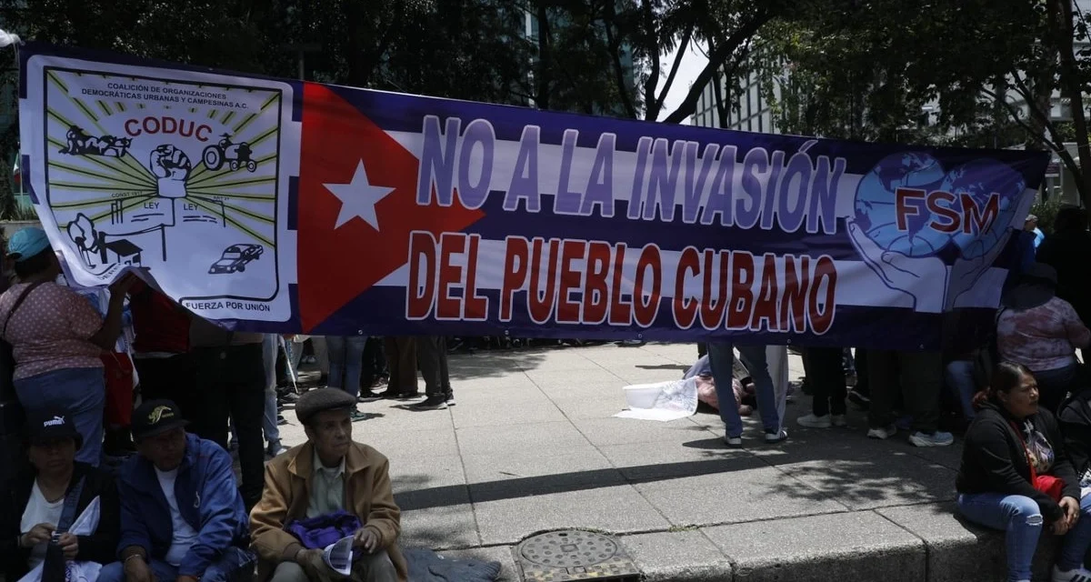 “Gracias, México”: presidente de Cuba agradece apoyo por mega marcha
