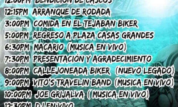 Casas Grandes se prepara para recibir el Paquimé Biker Fest 2026; habrá rodada, música en vivo y ambiente familiar