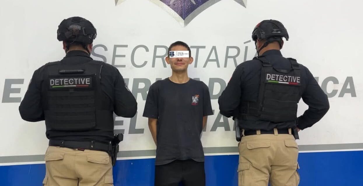 Detiene SSPE a presunto responsable de incendiar vehículos en agencia MG de Ciudad Juárez