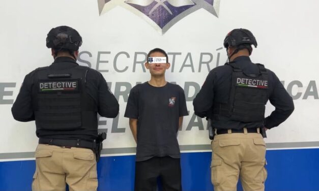 Detiene SSPE a presunto responsable de incendiar vehículos en agencia MG de Ciudad Juárez