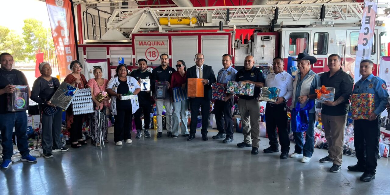 Comerciantes reconocen labor de Bomberos de Ciudad Juárez con entrega de más de 1,600 artículos