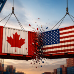 Canadá responde a Trump: Impone aranceles de hasta 50% a productos de EE.UU. y escala la guerra comercial