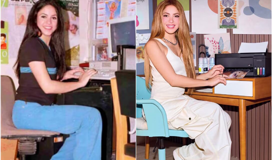 Shakira recrea su icónico meme frente a un CPU y desata furor en redes sociales