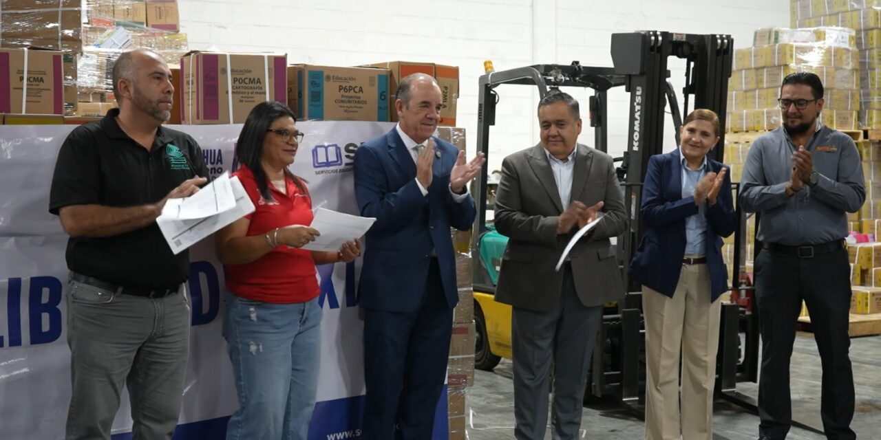 Inicia distribución de más de 1.7 millones de libros de texto en Ciudad Juárez