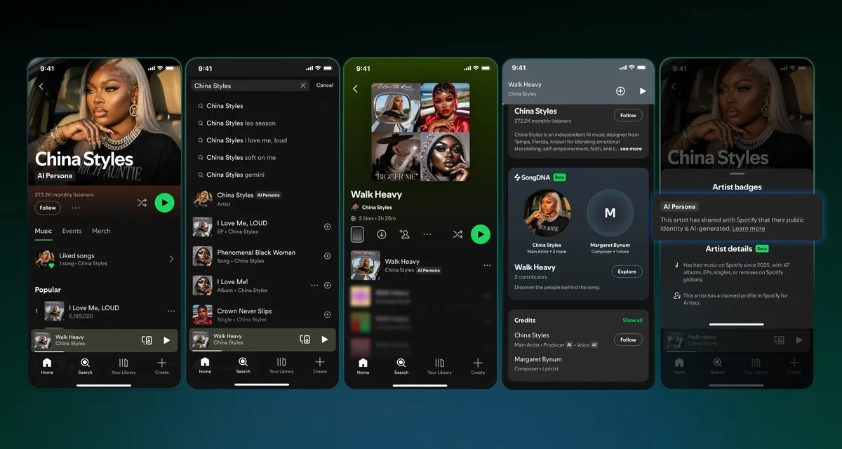 Spotify pondrá etiqueta a artistas creados con IA y limitará su promoción