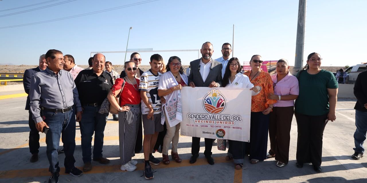 Abren puente Tres Cantos para aliviar tráfico en Valle del Sol; beneficiará a más de 50 mil personas