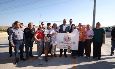 Abren puente Tres Cantos para aliviar tráfico en Valle del Sol; beneficiará a más de 50 mil personas