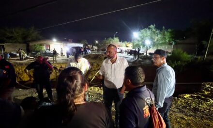 Juárez pide declaratoria de emergencia tras lluvias; maquinaria pesada llegará a zonas afectadas