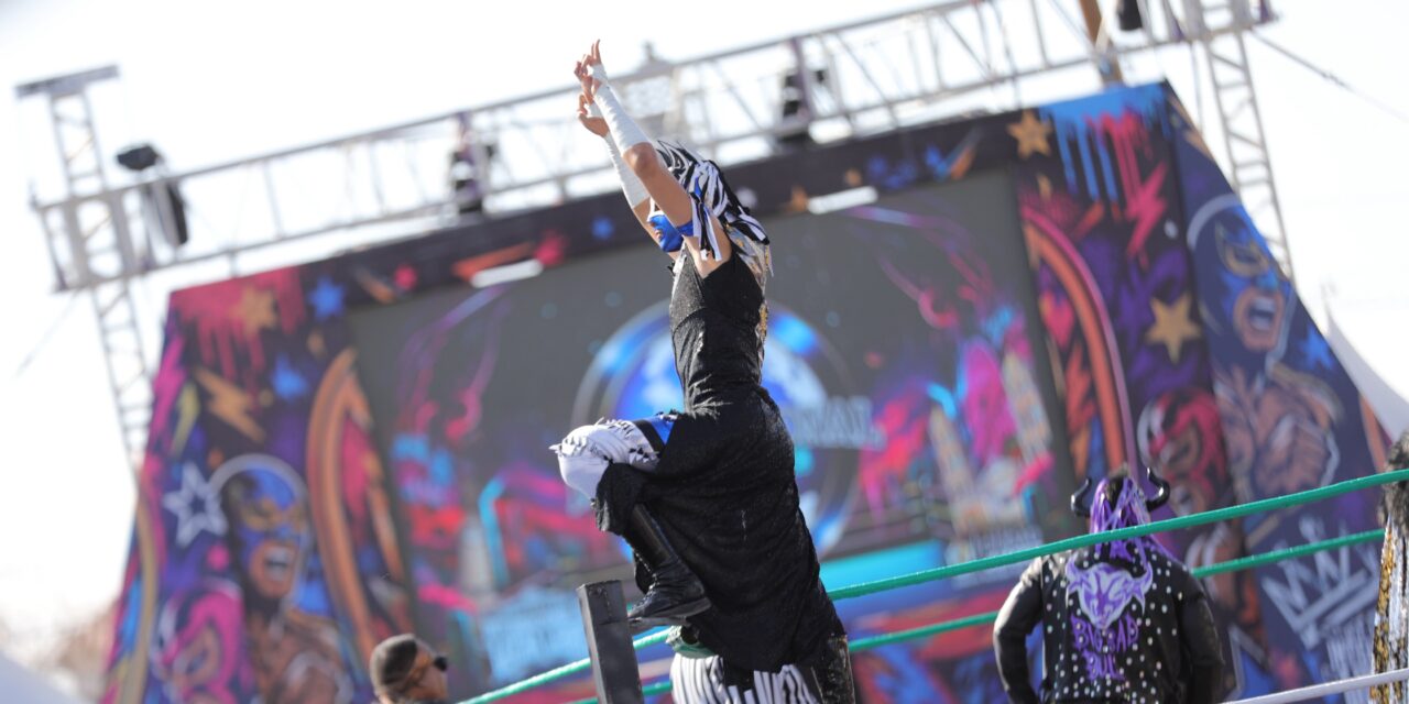 Máscaras, vuelos y emoción: 10 mil personas disfrutaron el Festival de Lucha Libre en Juárez
