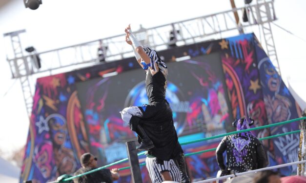 Máscaras, vuelos y emoción: 10 mil personas disfrutaron el Festival de Lucha Libre en Juárez