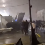 Lluvia torrencial opaca inauguración de la Torre Centinela en Juárez