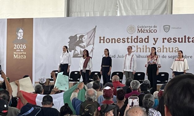 Sheinbaum anuncia nuevas preparatorias, deportivos y obras para Juárez y Chihuahua