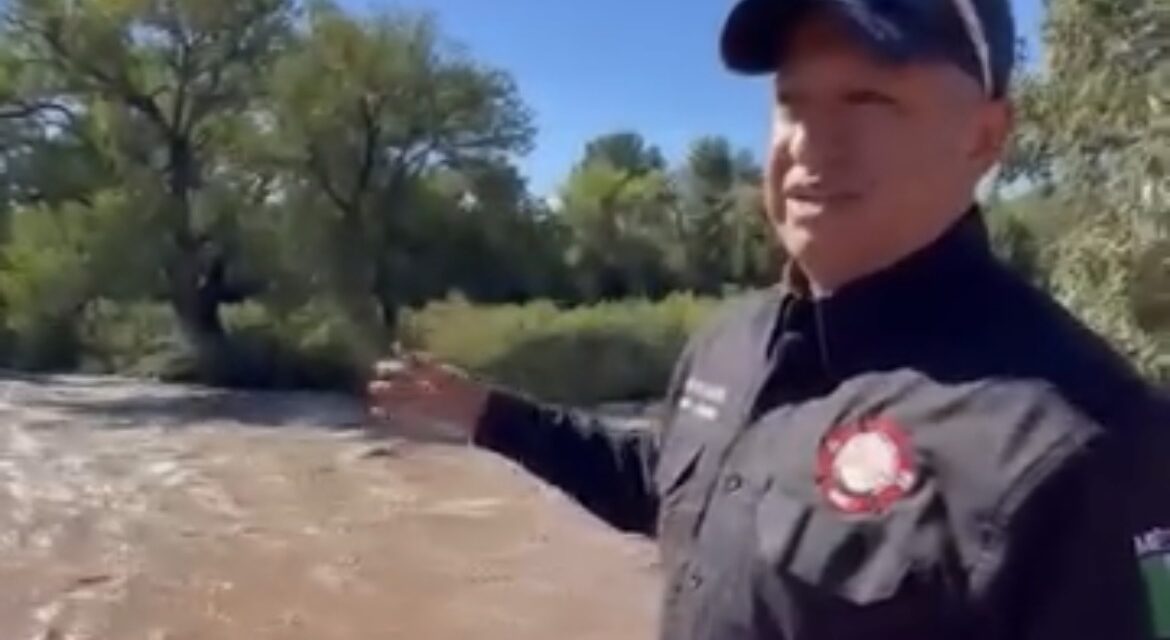 Desciende nivel del río Piedras Verdes en Colonia Juárez; Protección Civil mantiene vigilancia