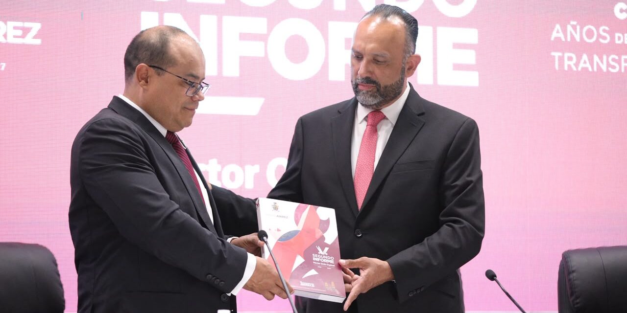 Presenta Héctor Ortiz Orpinel Segundo Informe de Gobierno; destaca avances y reconoce pendientes en Juárez