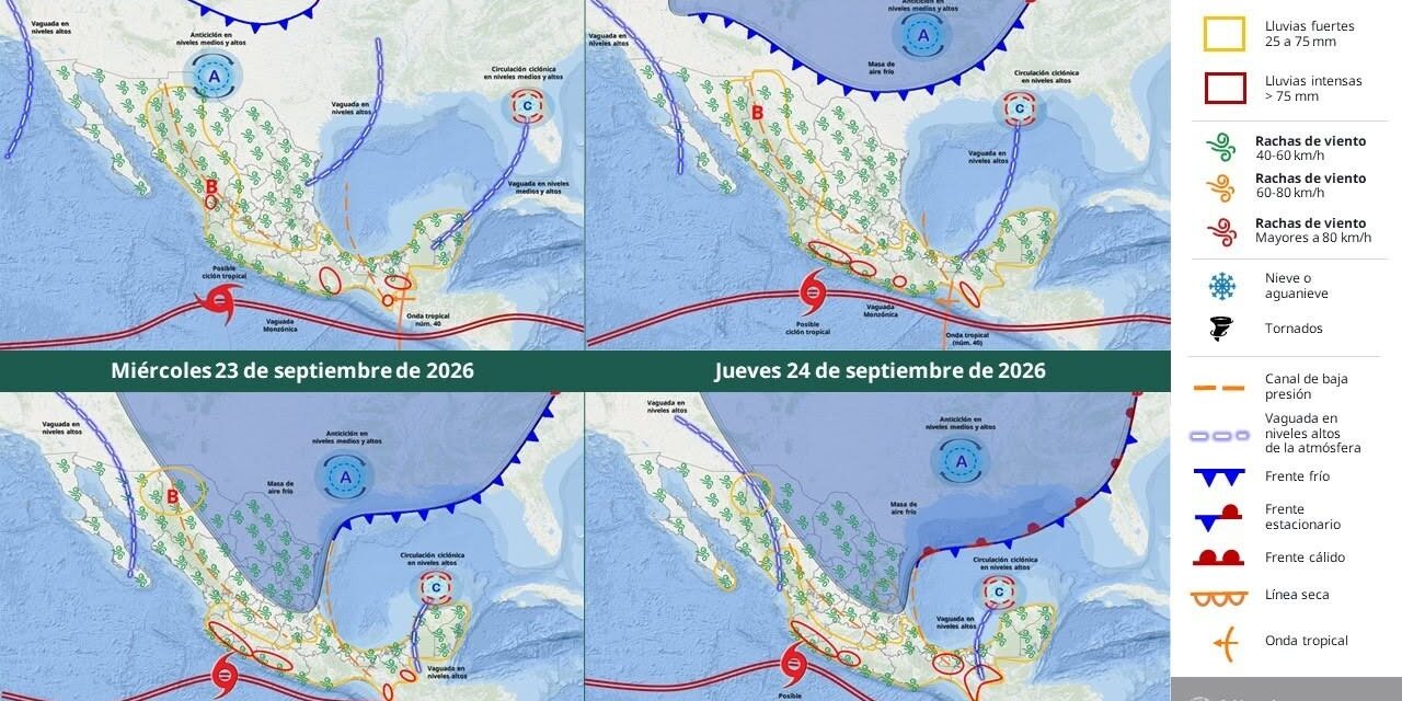Alerta en Juárez: se aproximan lluvias, granizo y fuertes vientos
