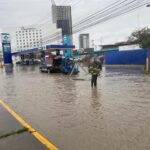 Avanza desagüe en Paseo de la Victoria; lluvias seguirán durante el día
