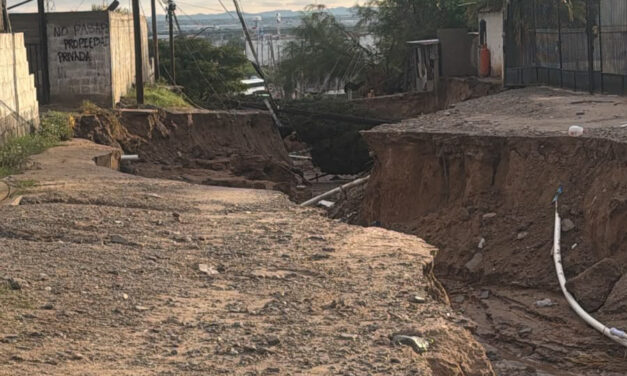 Socavón obligó a evacuar a 10 personas; Protección Civil atendió 71 servicios en 24 horas