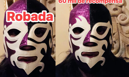 Ofrecen 60 mil pesos de recompensa por máscara robada durante Festival de Lucha Libre