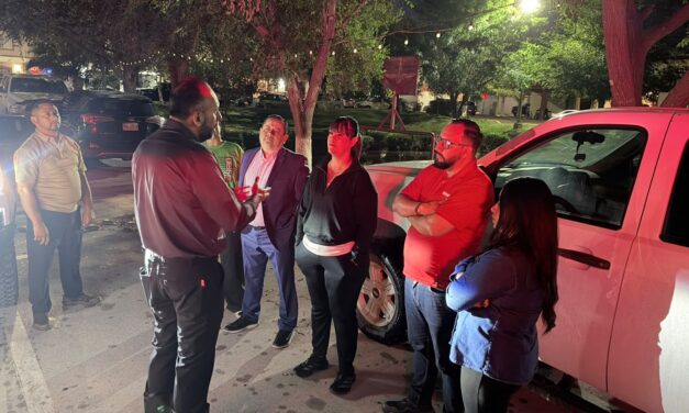 Supervisa Héctor Ortiz Orpinel trabajos de desagüe tras inundaciones en Gardeno y Alegro