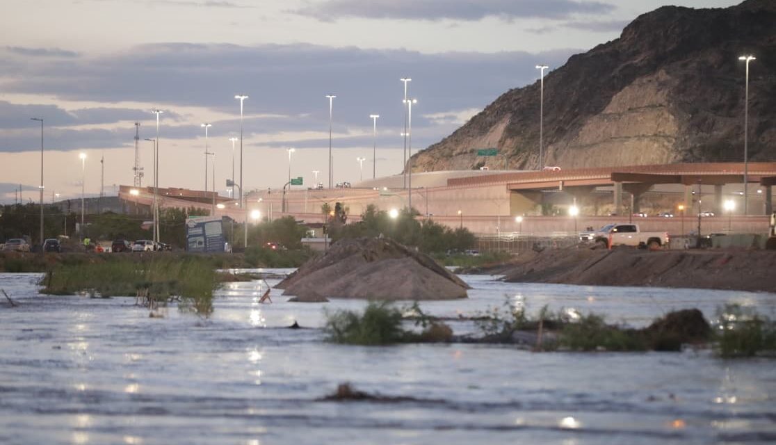Río Bravo podría alcanzar carriles de la Norzagaray esta noche; despliegan operativo preventivo