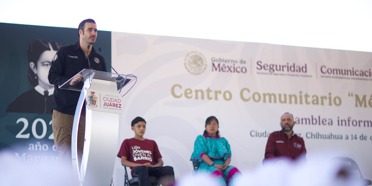Colocan primera piedra del Centro Comunitario México Imparable en Anapra