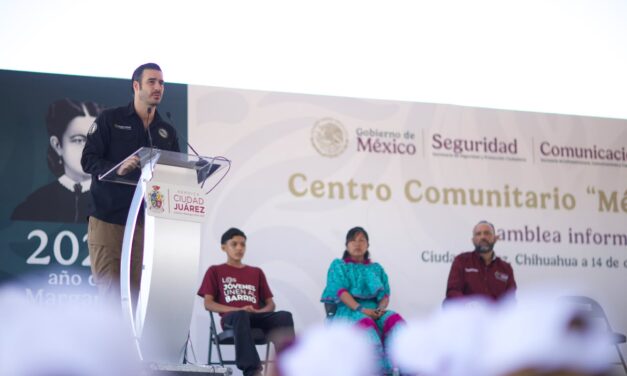 Colocan primera piedra del Centro Comunitario México Imparable en Anapra