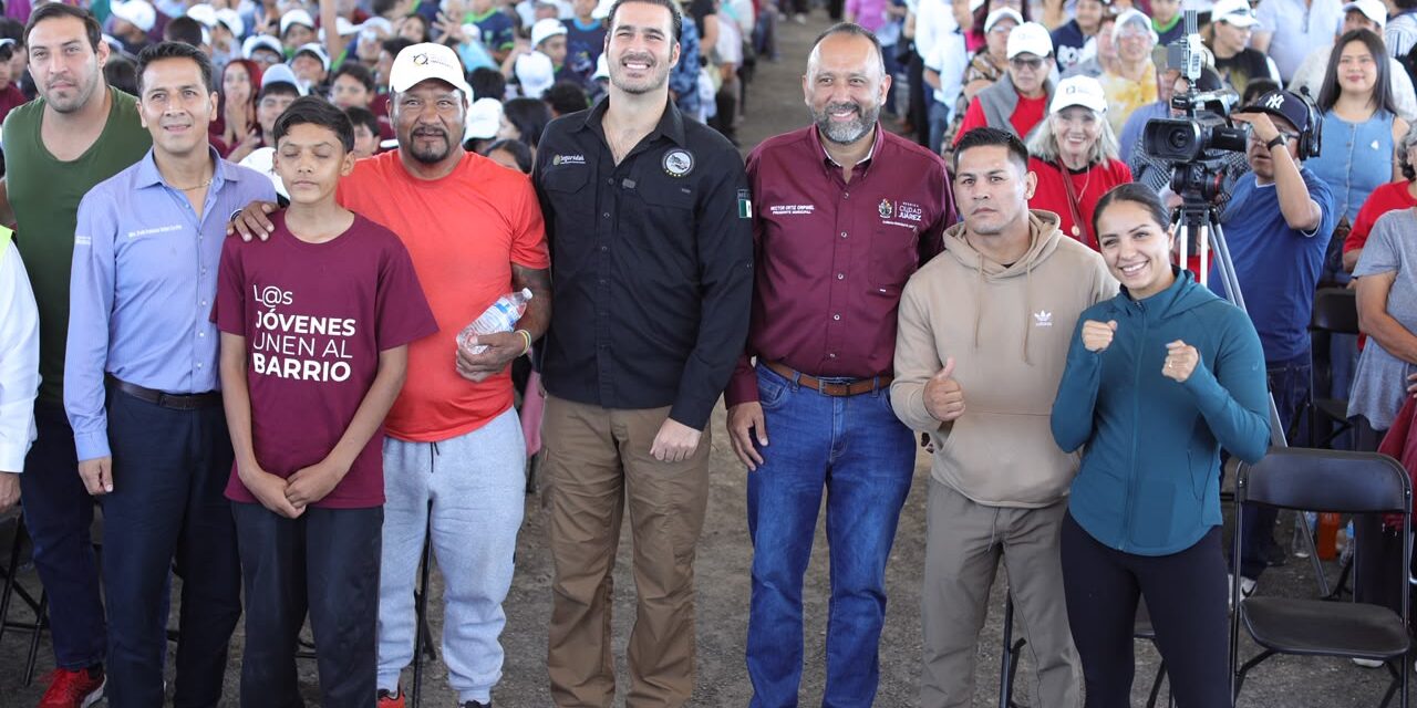 Colocan primera piedra del Centro Comunitario México Imparable en Anapra