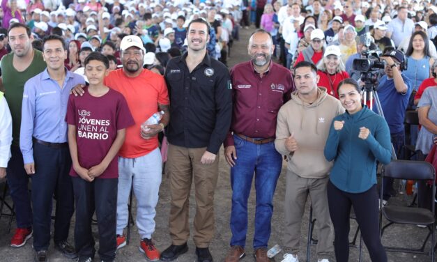 Colocan primera piedra del Centro Comunitario México Imparable en Anapra