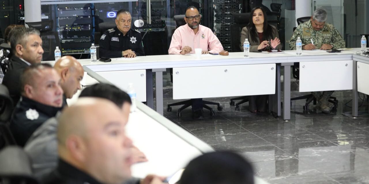 Encabeza Presidente Municipal Mesa para la Construcción de la Paz; reconoce coordinación de dependencias durante las lluvias