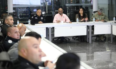 Encabeza Presidente Municipal Mesa para la Construcción de la Paz; reconoce coordinación de dependencias durante las lluvias