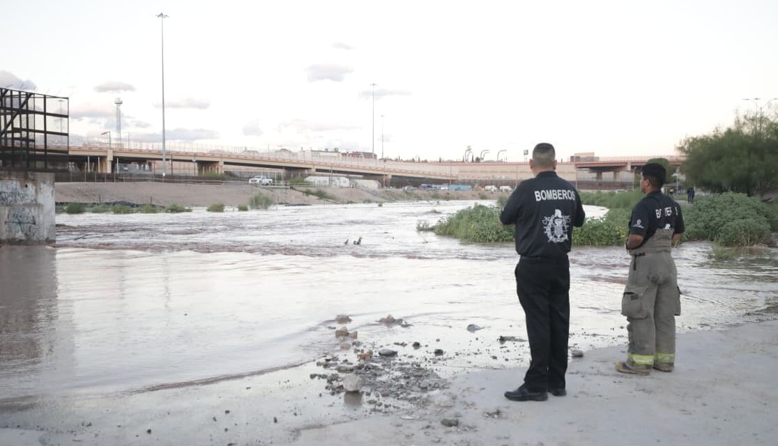 Río Bravo podría alcanzar carriles de la Norzagaray esta noche; despliegan operativo preventivo