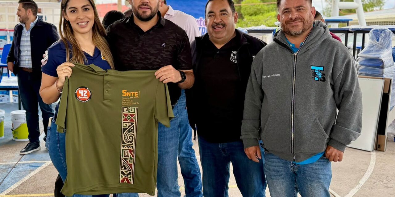 Entregaron mobiliario y materiales para mejorar 28 escuelas de Casas Grandes