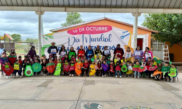 Promueve DIF Municipal alimentación saludable entre estudiantes del Jardín de Niños Paquimé