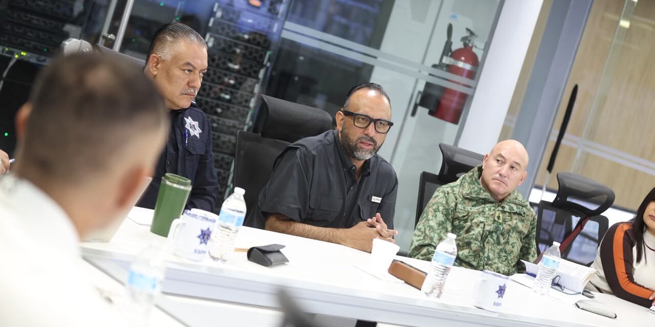 Encabeza Héctor Rafael Ortiz Orpinel Mesa para la Construcción de la Paz; destaca coordinación en operativos