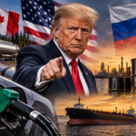 Trump busca frenar alza de combustibles con petróleo canadiense y diésel ruso