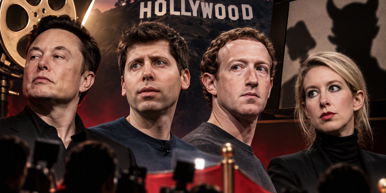 De visionarios a “villanos”: Hollywood pone bajo la lupa a Musk, Altman y Zuckerberg