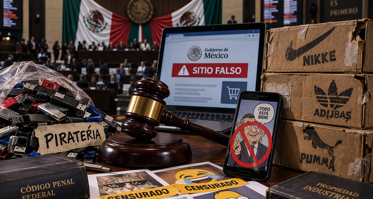Aprueban reforma contra la piratería y el uso fraudulento de logotipos oficiales; la oposición la llama “ley antimemes”