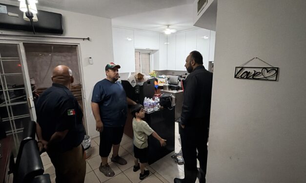 Supervisa Héctor Ortiz Orpinel trabajos de desagüe tras inundaciones en Gardeno y Alegro