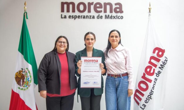 Designó Morena a Andrea Chávez como coordinadora en Juárez; llamó a trabajar con las bases